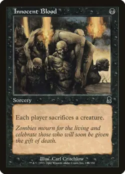 MTG Innocent Blood Odyssey Japanese Near Mint Foil - Image 2