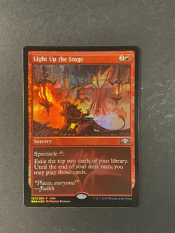 Light Up the Stage - Foil Promo - Ravnica Allegiance - Magic the Gathering - MTG - Image 1