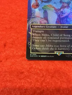MTG Miku Child Of Song Child Of Alara Rainbow Foil Hatsune Miku English - Image 5