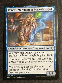 MTG Renari, Merchant of Marvels, NM-Mint, (CLB #090/361) Regular - Image 1