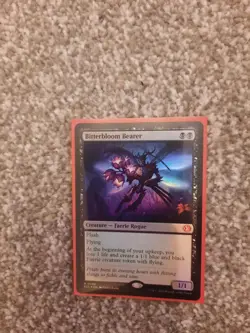 Mtg Bitterbloom Bearer Foil Lorwyn Eclipsed Card - Image 1