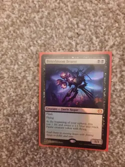 Mtg Bitterbloom Bearer Foil Lorwyn Eclipsed Card - Image 3