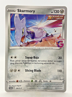 Special Pokemon TCG Indonesia Skarmory Gramedia Stamp Promo 230/S-P - Image 1