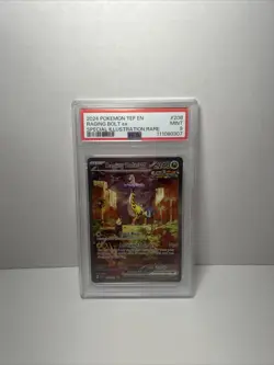 2024 Pokemon Temporal Forces Raging Bolt Ex Special Illustration Rare #208 PSA 9 - Image 1