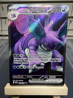 Team Rocket's Nidoking ex - 216/182 - Destined Rivals - Pokemon TCG - Full Art - Image 1