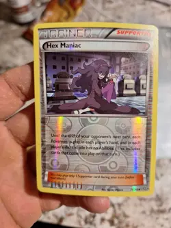 Hex Maniac Reverse Holo 75/98 XY Ancient Origins Pokemon Trainer Supporter - Image 1