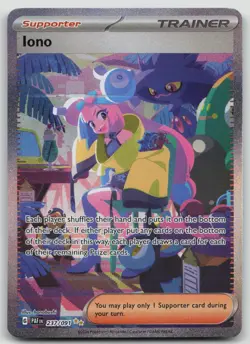 Pokemon TCG Iono 237/091 SV: Paldean Fates Holo SIR - Image 1