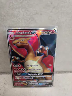 Pokemon TCG 2017 Charizard GX Full Art Holo SM60 LP Condition - Image 3