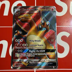 Charizard GX SM60 Full Art Holo Card Pokemon TCG Card Rare SM Promos NM/LP - Image 1