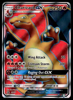 Pokemon TCG SM Promos #SM60 Charizard GX LP - Image 1