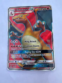 Charizard GX SM60 Black Star Promo 2017 Full Art Pokemon TCG English LP - Image 1