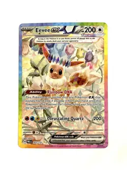 Eevee EX 167/131 Prismatic Evolutions Special Illustration Rare Pokemon TCG NM - Image 1
