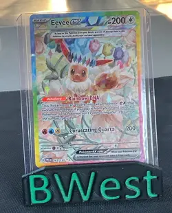 Eevee ex 167/131 Special Illustration Rare SV Prismatic Evolutions Pokemon NM LP - Image 1