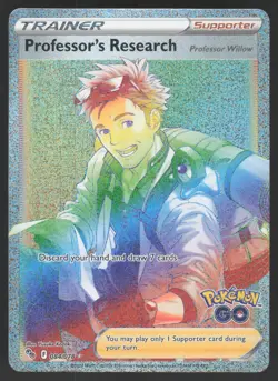 Professor's Research 084/078 Secret Rare Pokemon TCG Pokemon GO NM - Image 1