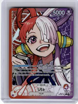 2023 One Piece Card Game-Uta #OP06-001 Wings of the Captain-Leader Foil LP - Image 1
