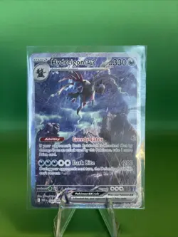Hydreigon EX SIR Full Art- 169/086 SV White Flare- English- Pokemon TCG Card- NM - Image 1