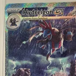 Hydreigon EX SIR Full Art- 169/086 SV White Flare- English- Pokemon TCG Card- NM - Image 5