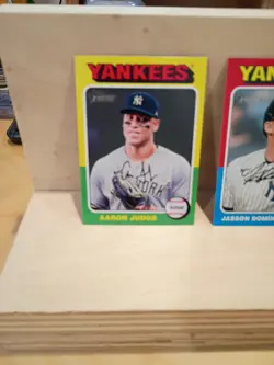 2024 Topps Heritage New York Yankees Aaron Judge & Jasson Dominguez!!! - Image 2