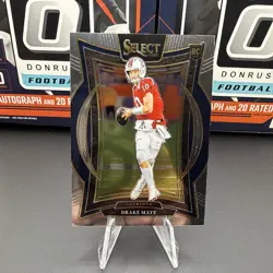 2024 Panini Select - Concourse Drake Maye #27 (RC) - Image 1