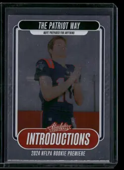 Drake Maye Introductions The Patriot Way #I-DME 2024 Absolute Football - Image 1
