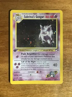 1st Edition Sabrina's Gengar Holo | Gym Challenge 14/132 Pokemon NM/Mint - Image 4