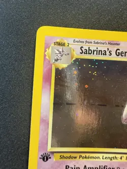 Pokemon TCG First Edition Sabrina's Gengar Gym Challenge 14/132 LP - Image 2