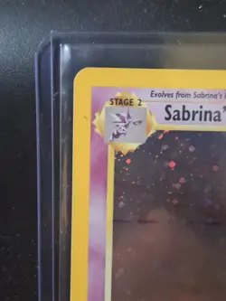 *SWIRL* Pokemon Gym Heroes 1st Edition Rare Holo Card Sabrina's Gengar 14/132 LP - Image 4