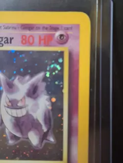 *SWIRL* Pokemon Gym Heroes 1st Edition Rare Holo Card Sabrina's Gengar 14/132 LP - Image 5
