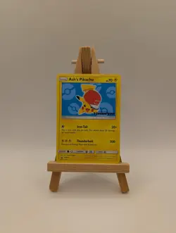 Ash's Pikachu SM114 Sun & Moon Black Star Promo I CHOOSE YOU! Pokemon 2017 - Image 1