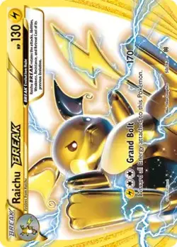 Raichu BREAK - 50/162 - Pokemon Breakthrough XY Ultra Rare Card NM - Image 1