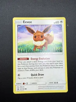Eevee 101/149 - Sun & Moon Base Set - NEAR MINT NM - Pokemon TCG - Image 1