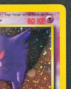 GERMAN Gengar 5/62 Fossil Base Set Holo Vintage 1999 WOTC [LP] Pokemon Vintage. - Image 3