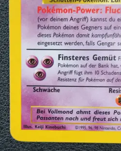 GERMAN Gengar 5/62 Fossil Base Set Holo Vintage 1999 WOTC [LP] Pokemon Vintage. - Image 4