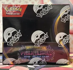 Pokemon TCG Mega Evolution Phantasmal Flames Booster Box 36 Packs Factory Sealed - Image 1