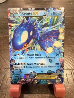 Pokemon TCG Kyogre EX Primal Clash Ultra Rare Holo Card 54/160 XY MP - Image 1