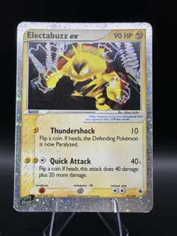 Pokemon TCG Electabuzz EX Ruby & Sapphire Holo Ultra Rare Card 97/109 LP - Image 1