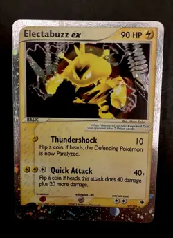 Pokemon TCG Electabuzz EX Ruby and Sapphire Holo Ultra Rare Card 97/109 - Image 1