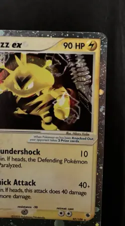 Pokemon TCG Electabuzz EX Ruby and Sapphire Holo Ultra Rare Card 97/109 - Image 3