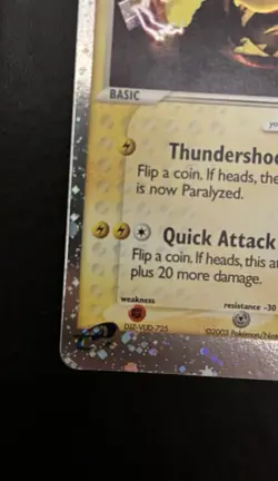 Pokemon TCG Electabuzz EX Ruby and Sapphire Holo Ultra Rare Card 97/109 - Image 5