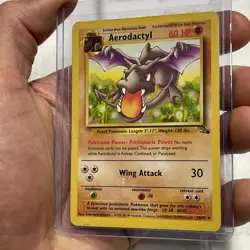 Aerodactyl 16/62 Fossil Unlimited Non Holo Rare Vintage Vtg Pokemon TCG LP WOTC - Image 2