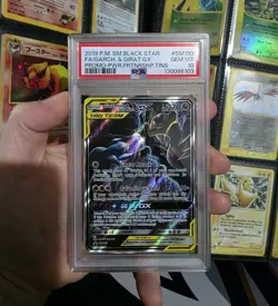 Garchomp & Giratina GX SM193 PSA 10 - Black Star Sun & Moon Promo - Pokemon TCG - Image 1