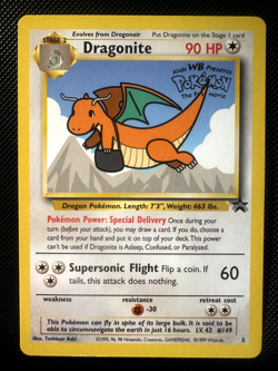 Pokemon: The First Movie Dragonite Promo Pokemon Card NM - Image 1