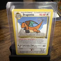 Dragonite Pokemon The First Movie Black Star Promo #5 Card MEDIUM PLAY - Image 1