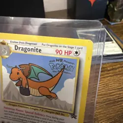 Dragonite Pokemon The First Movie Black Star Promo #5 Card MEDIUM PLAY - Image 3
