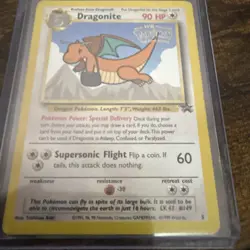 Dragonite Pokemon The First Movie Black Star Promo #5 Card MEDIUM PLAY - Image 5