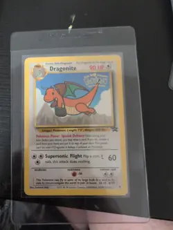 Dragonite Pokemon 1999 the First Movie Black Star Promo Card - Image 1