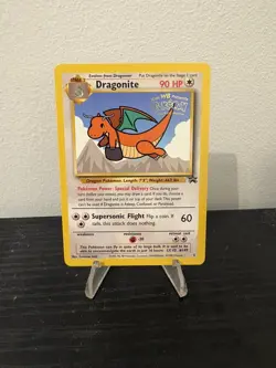 Pokemon Dragonite #5 the First Movie Black Star Promo Stamped Card EXC Condition - Image 1