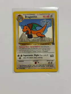 DRAGONITE 5 BLACK STAR PROMO POKEMON CARD THE FIRST MOVIE WARNER BROS RARE - HP - Image 1