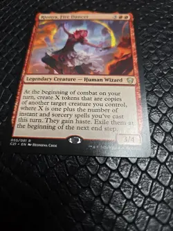 MTG Rionya, Fire Dancer C21 Commander 2021, Regular Rare Card 055 - Image 1