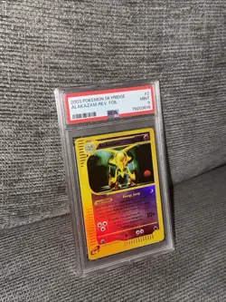 Alakazam Skyridge Reverse Holo 2003 Pokemon Card E-Reader PSA 9 - Image 1